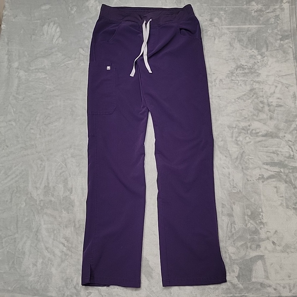 Figs Pants Womens ST Purple T21004T Scrub Bottoms Medical Nursing Comfort